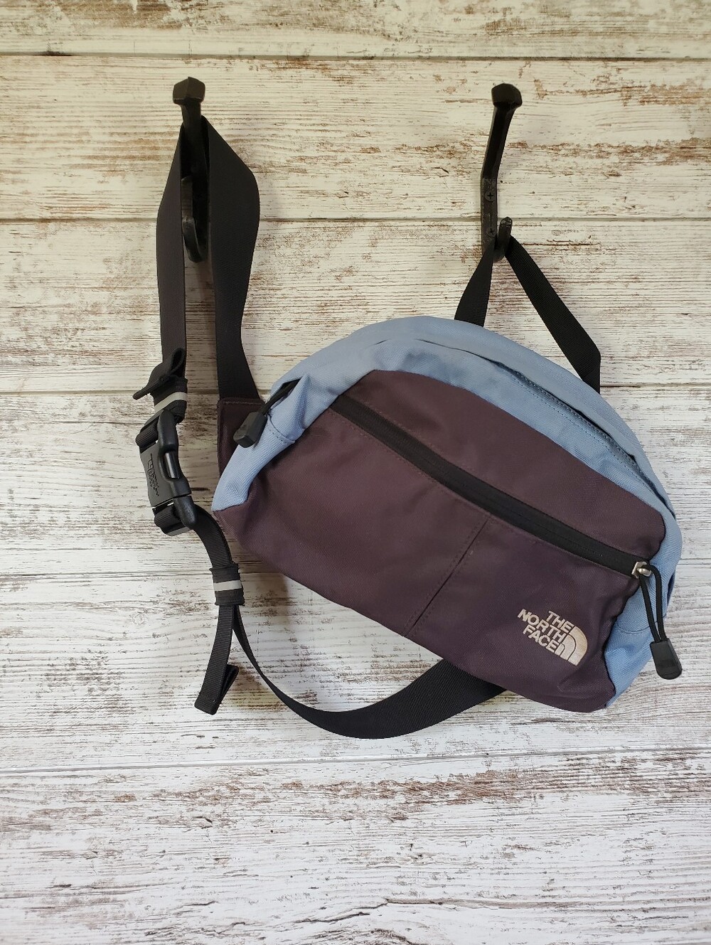 The North Face Roo II Lumbar Pack Waist Bag Fanny Pack Sling Crossbody Brown Blu